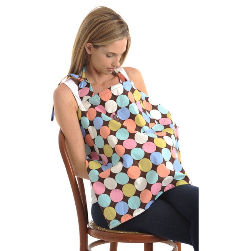 Pupsik Studio ORIGINAL Peek and Drink Nursing Cover - Disco Dots