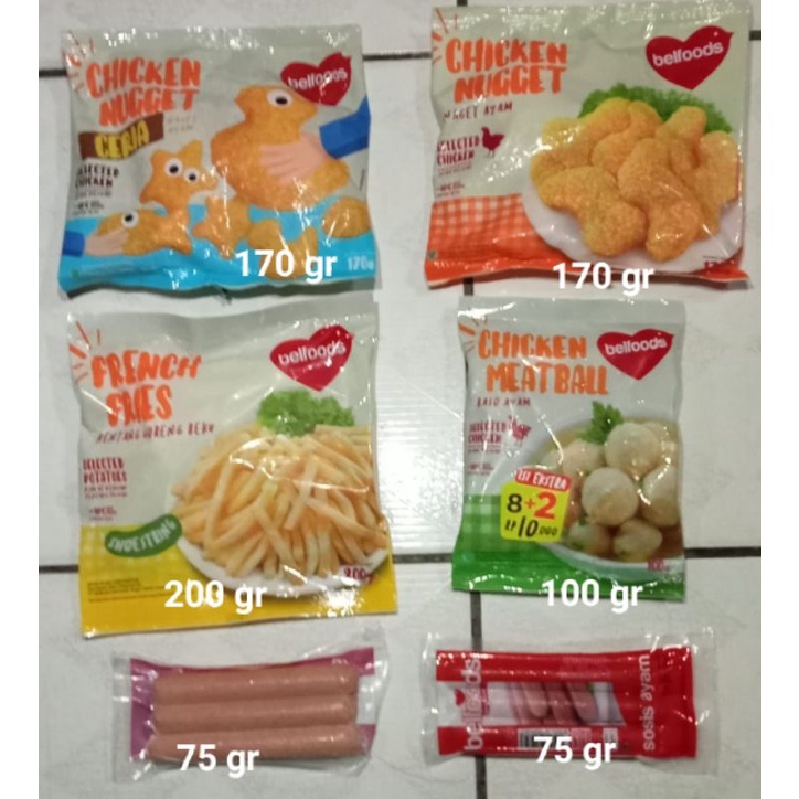 Paket hemat Belfoods 1 Frozen Food Murah | Nugget Kentang Baso Sosis | Makanan Beku | Olahan Daging 
