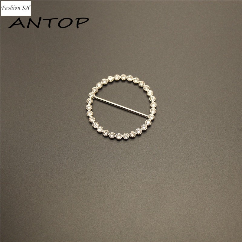 Bentuk Lingkaran Bros Dekoratif Multifungsi Yang Modis Dan Cantik ANTOP