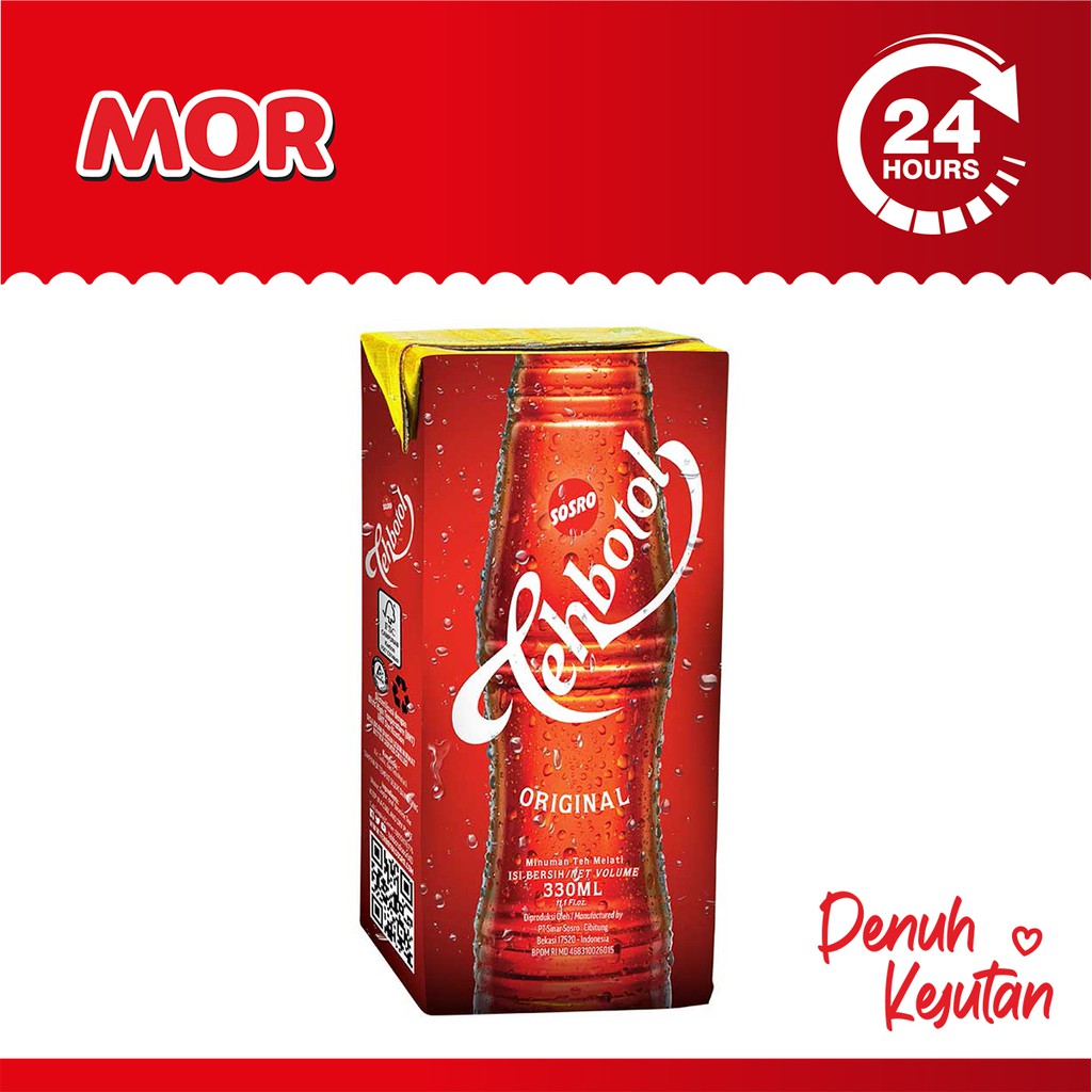 

SOSRO TEH BOTOL Teh Manis Original Kotak 330 ml