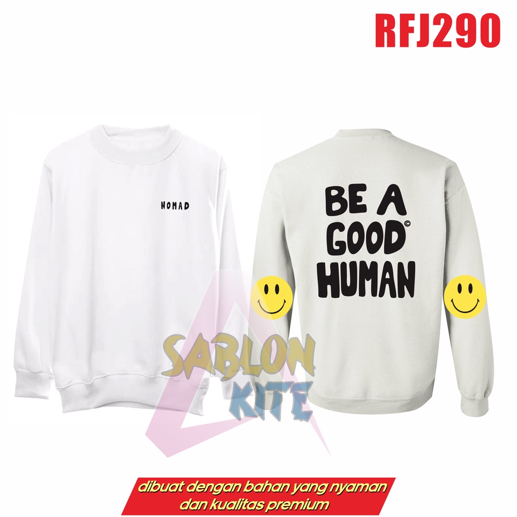 MURAH!!! SWEATER JIMIN NOMAD SMILE RFJ290