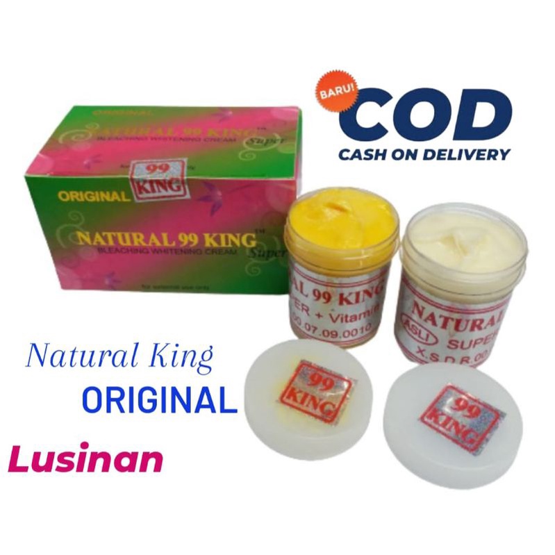 Paket Cream Natural King [ Original ] Siang &amp; malam LUSINAN