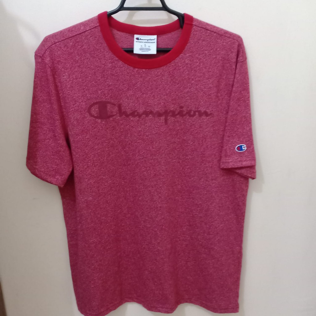 T Shirt Kaos  Champion  Script Tee All Over Script 