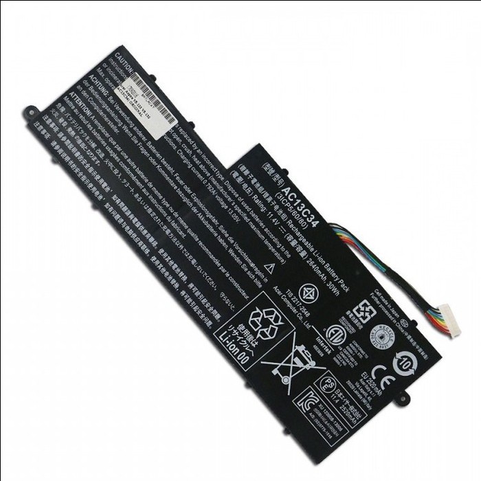 Baterai Laptop Original Acer E3 E3-111 ES1-111 V5-122 V5-132 V5-132P AC13C34