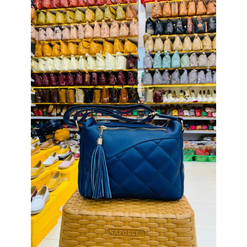 TAS ORIGINAL PAPIRUT TAS SELEMPANG WANITA KULIT ASLI SUKAREGANG GARUT