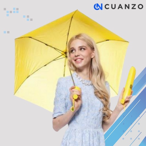 Payung Pisang Banana Umbrella / Payung Hujan Lipat Polos Mini Anti Air Aesthetic Karakter Besar Enteng Elegan Estetik Import Lebar Lucu Cantik Dewasa Anti Uv Buka Tutup Unik / Payung Umbrela Umbrella Murah Original