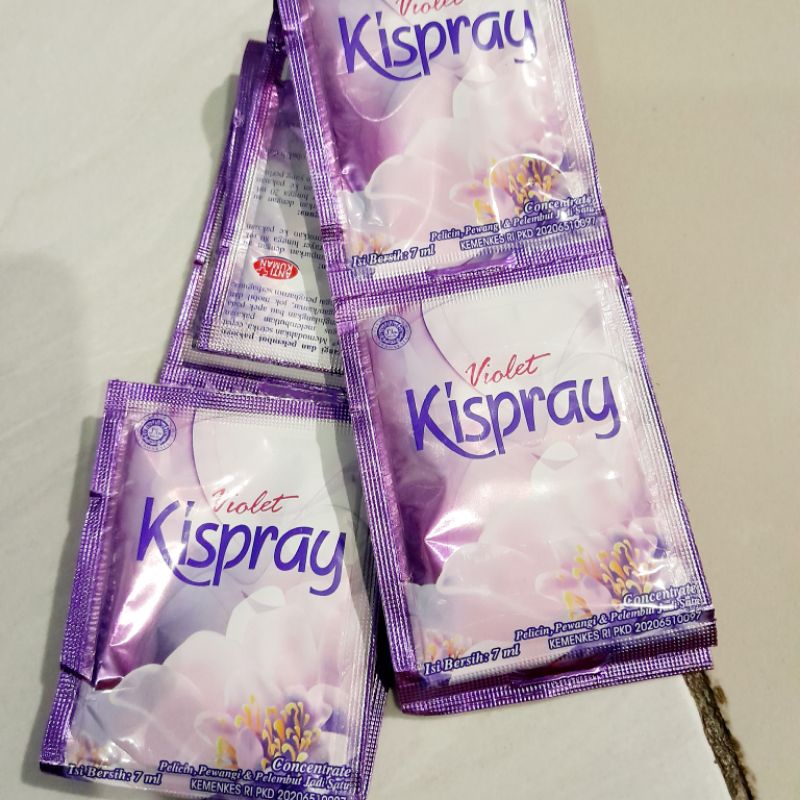 kispray sachet 7ml consentrat renceng isi 24 sachet