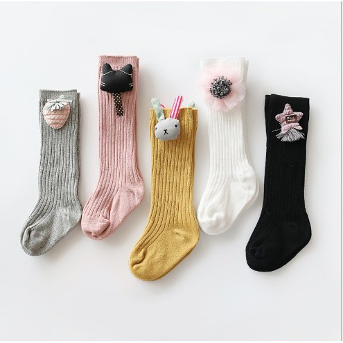 B44 Kaos kaki panjang bayi / kaos kaki panjang anak motif boneka