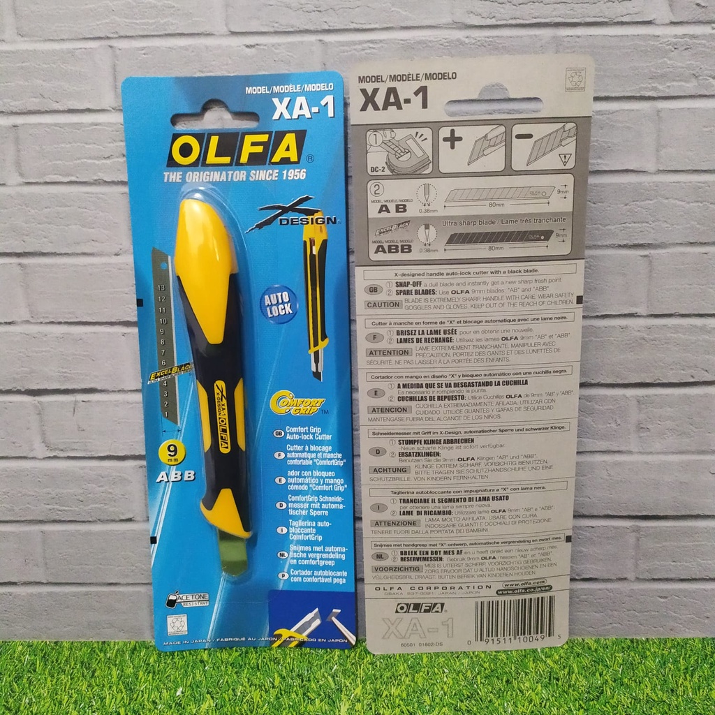 

OLFA XA-1 Pisau Cutter 9mm Fiberglass Precision Knife