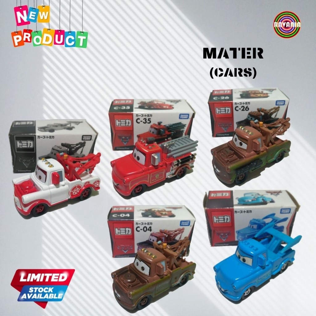 Mater (Cars Movie) - Miniatur Mobil Mainan / Diecast Tomica
