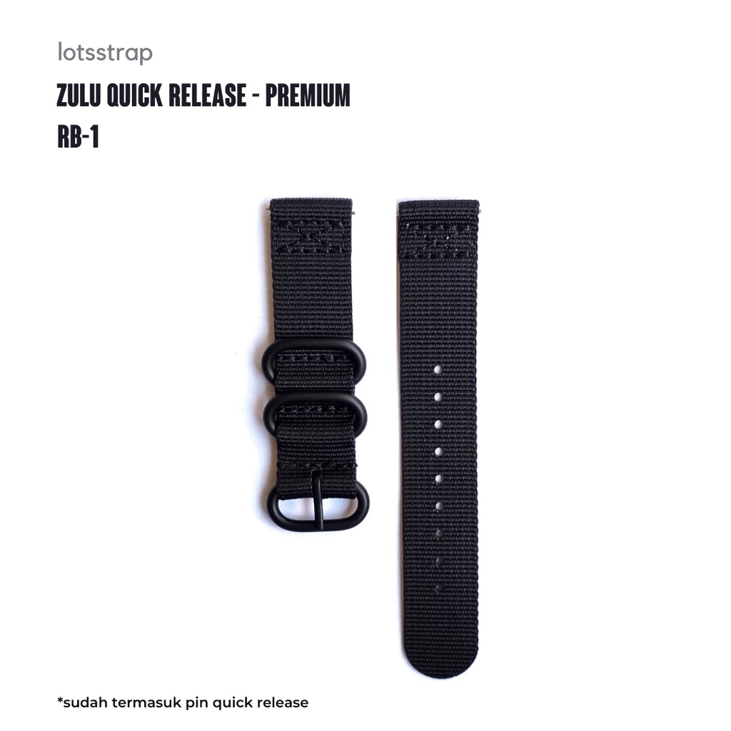 Tali Jam Nylon Zulu Strap Premium Ballistic - Quick Release Strap RB1