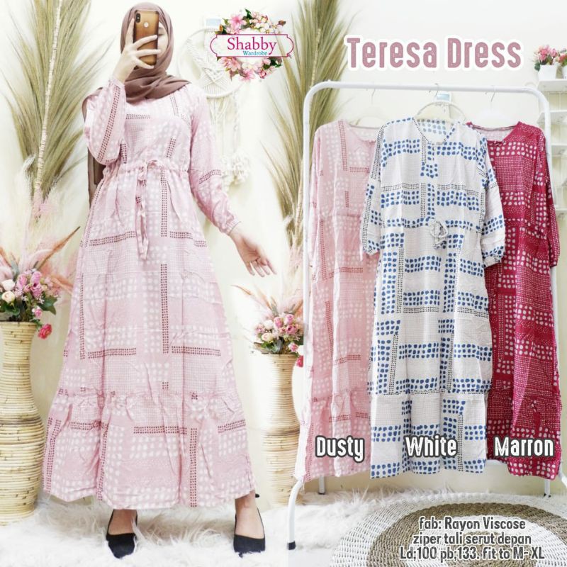 Teresa Dress Baju ORI Label Solo
