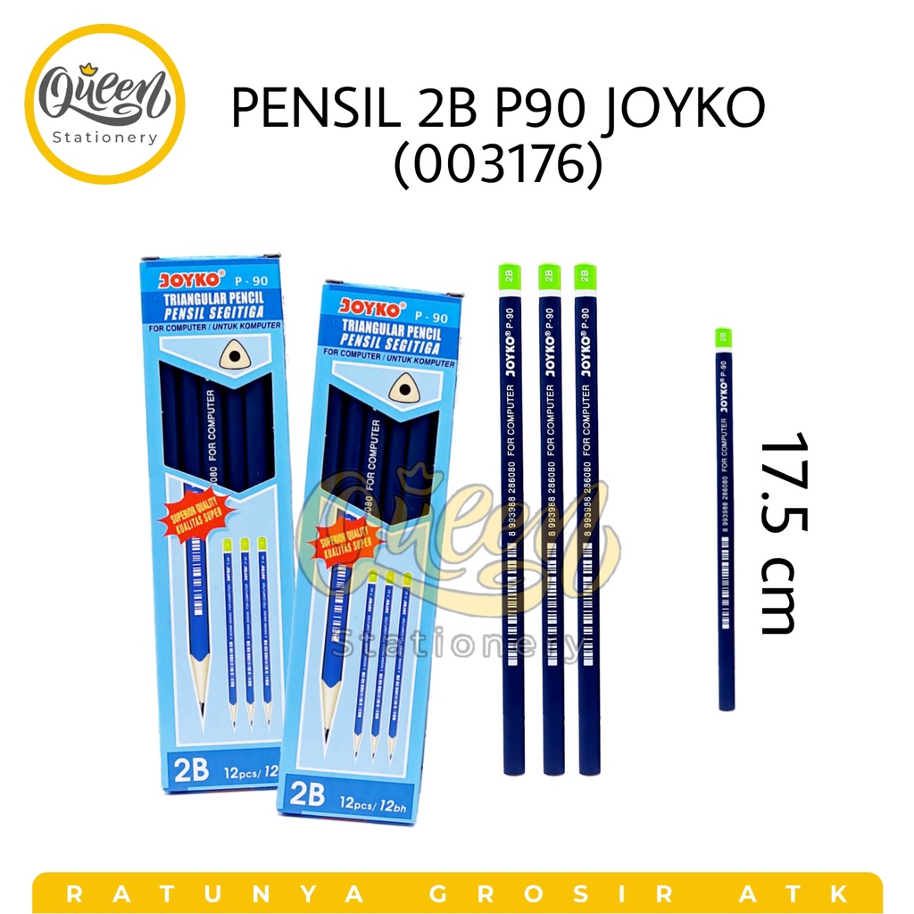 

1 PCS PENSIL 2B P90 JOYKO (003176) / PENSIL KAYU / PENSIL UJIAN / PENSIL KAYU / PENSIL MURAH / PENSIL JOYKO