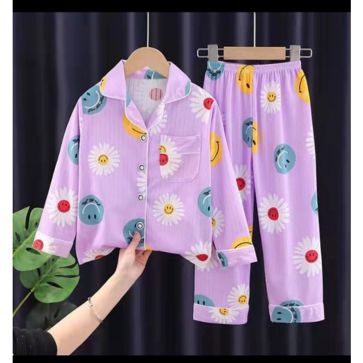 Piyama PP Kancing Import