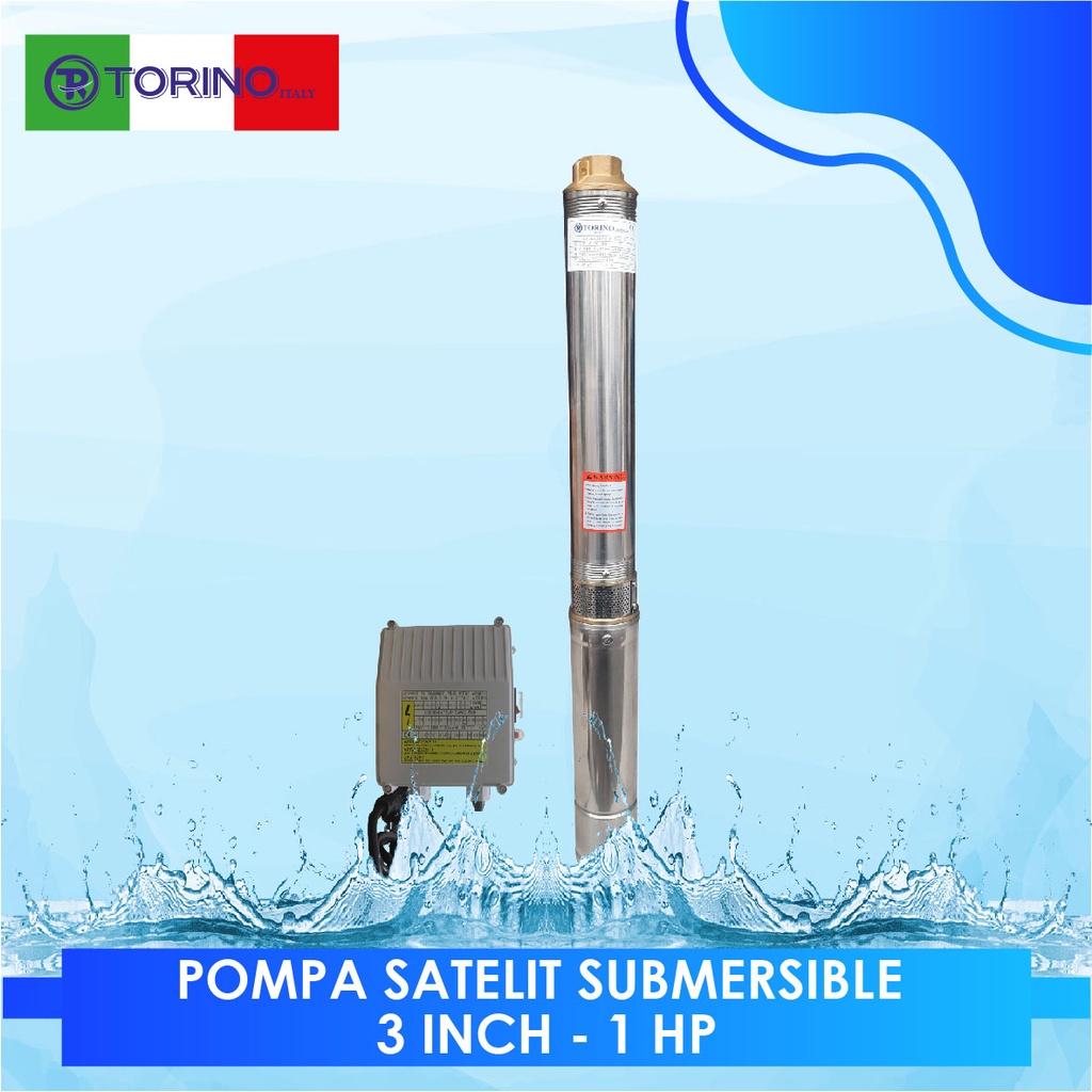 Pompa Submersible TORINO Boston type 3PPO - 1HP (Noril)