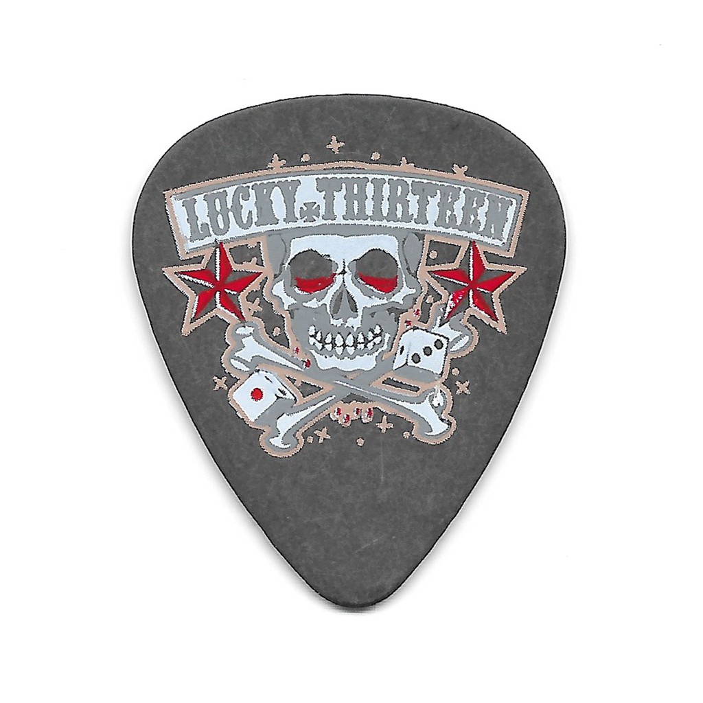 Dunlop Skull Dice Lucky 13 Artist Series Pick Gitar Tortex