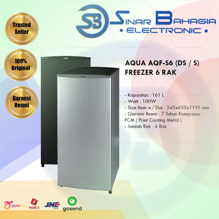 AQUA AQF-S6 FREEZER 6 RAK (NEW)