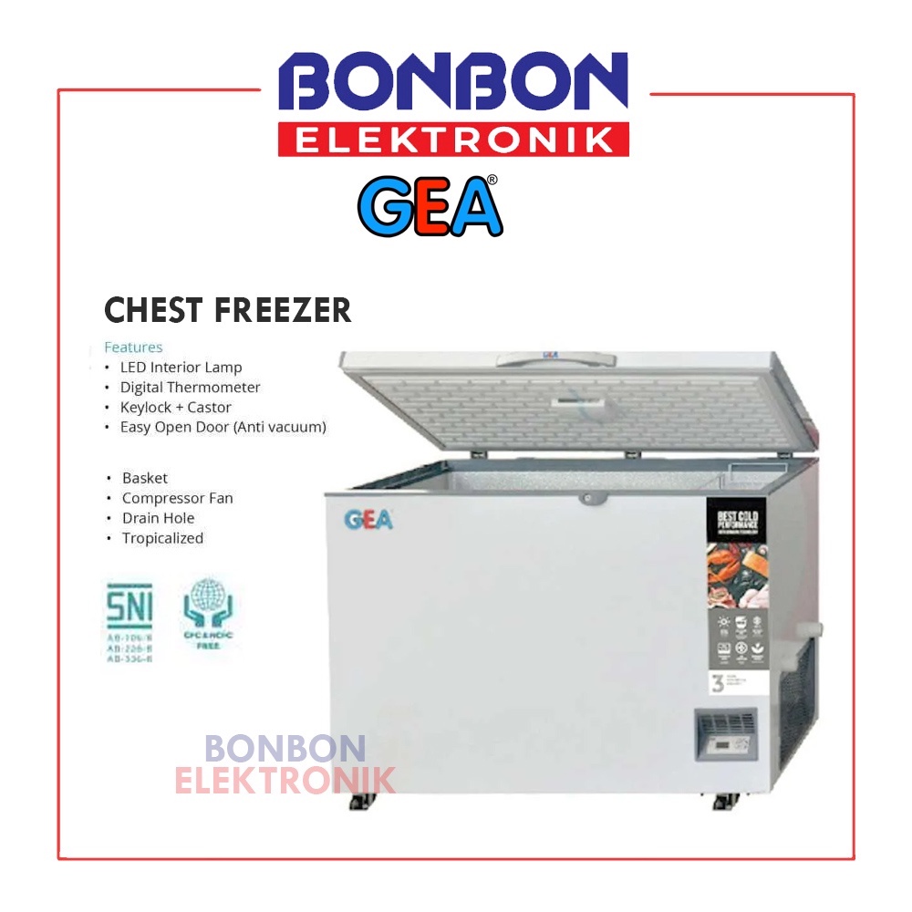 GEA Chest Freezer AB-396TX / AB 396 TX / AB396TX / AB 396T X 386L