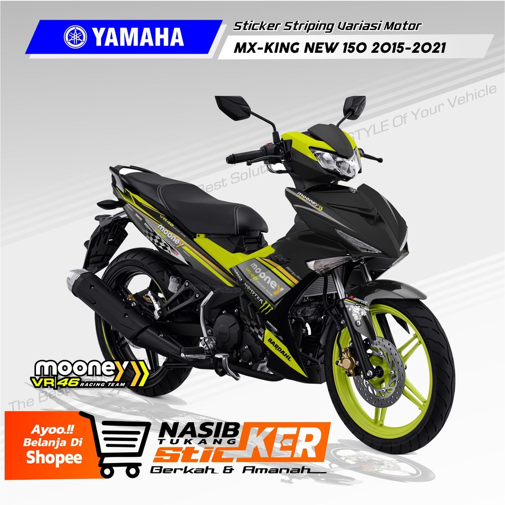 STRIPING VARIASI | DECAL MOTOR MX KING | STRIPING STIKER VARIASI MOTOR YAMAHA MX-KING NEW 150 LIVERY