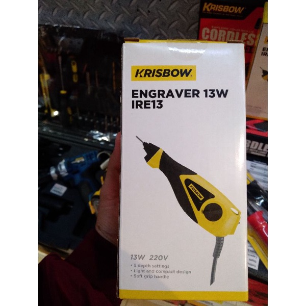 Krisbow Alat Ukir Listrik 13 W