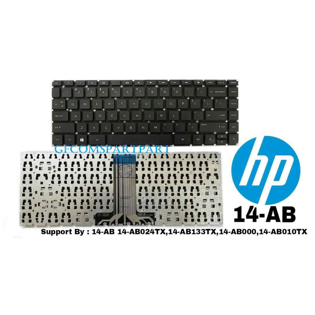 KEYBOARD LAPTOP HP Pavilion 14-ab 14-ab014tu 14-ab023tu 14-ab027tx 14-ab066us SERIES