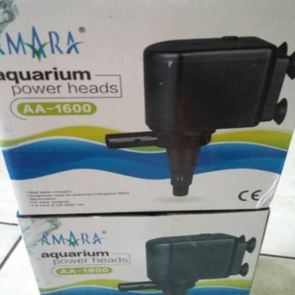 Pompa Celup Aquarium Amara AA 1600 Water Pump Filter Power Head AA1600