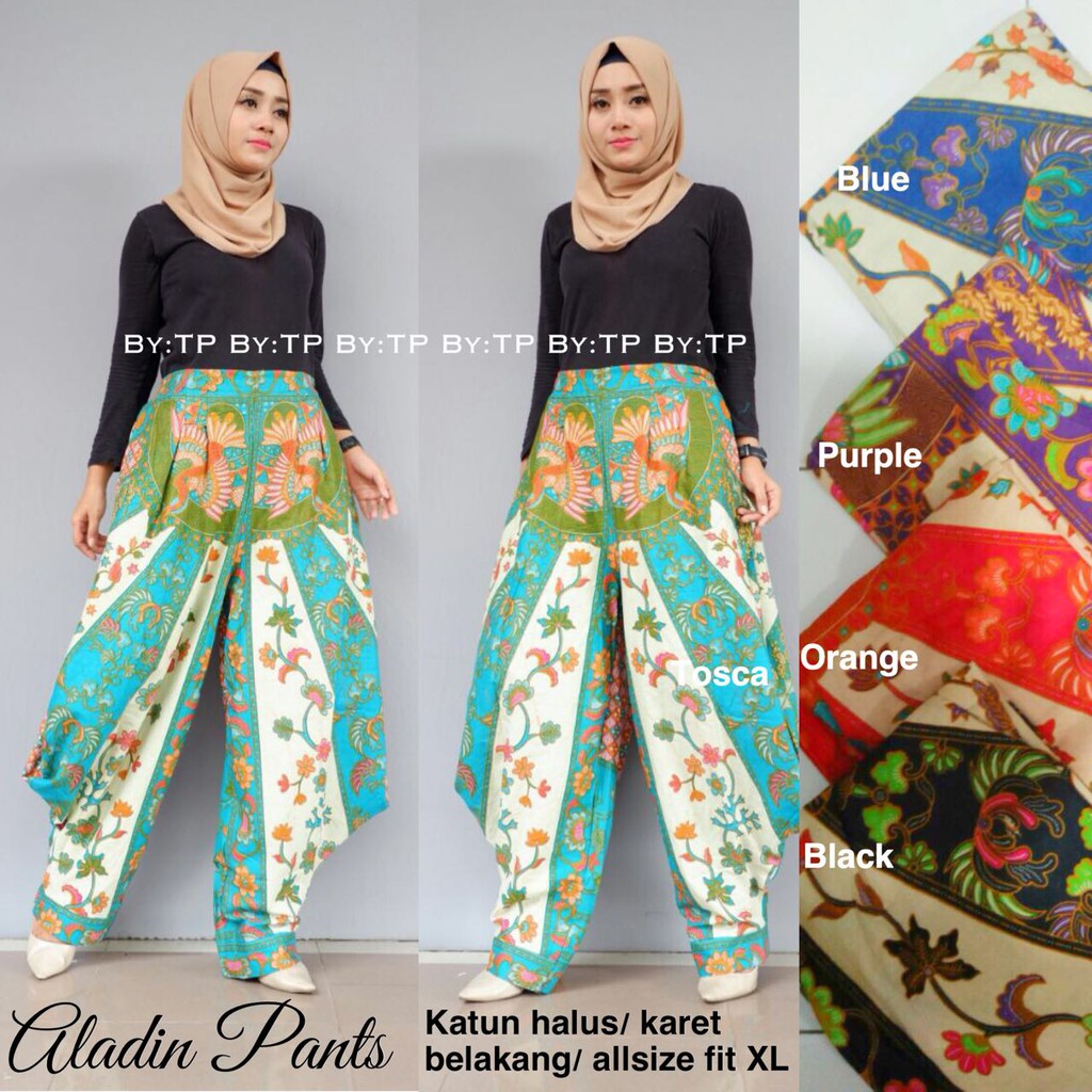 Aladin Pants - Celana aladin batik warna pastel