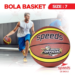 SPEEDS Bola Basket Olahraga Basketball Original Diameter 75cm Ukuran 7 LX 043-2