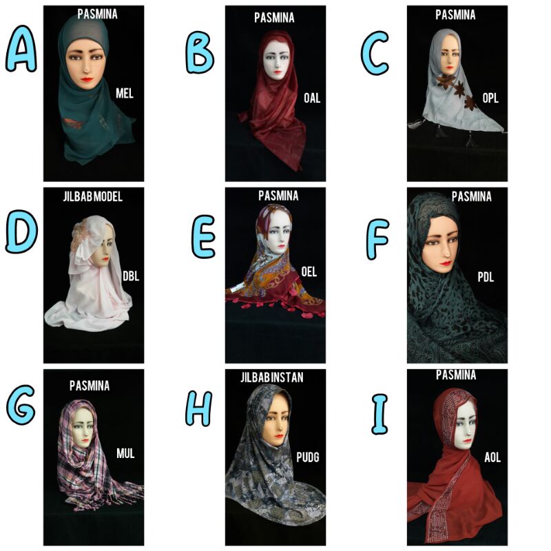 OBRAL Jilbab instan dan pasmina