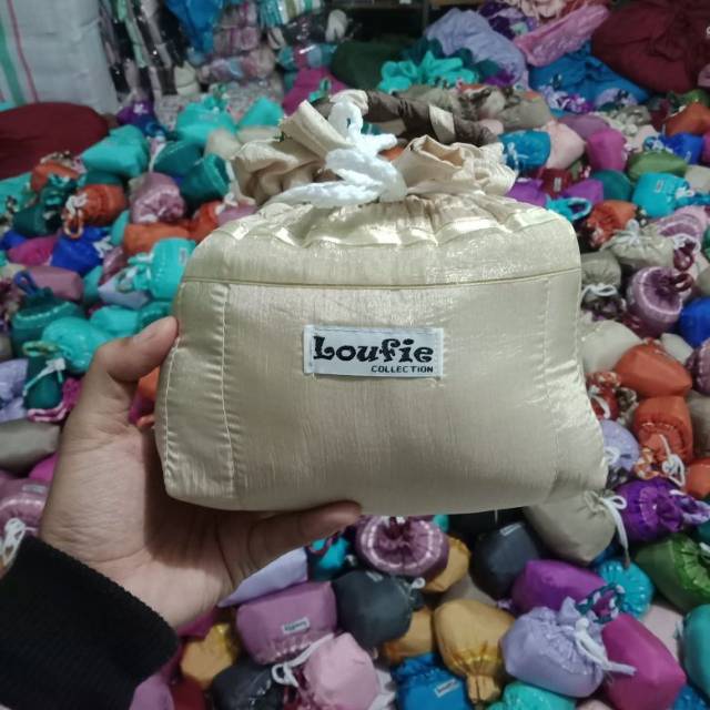 Mukena Travel Dewasa Coksu Parasut Loufie Original
