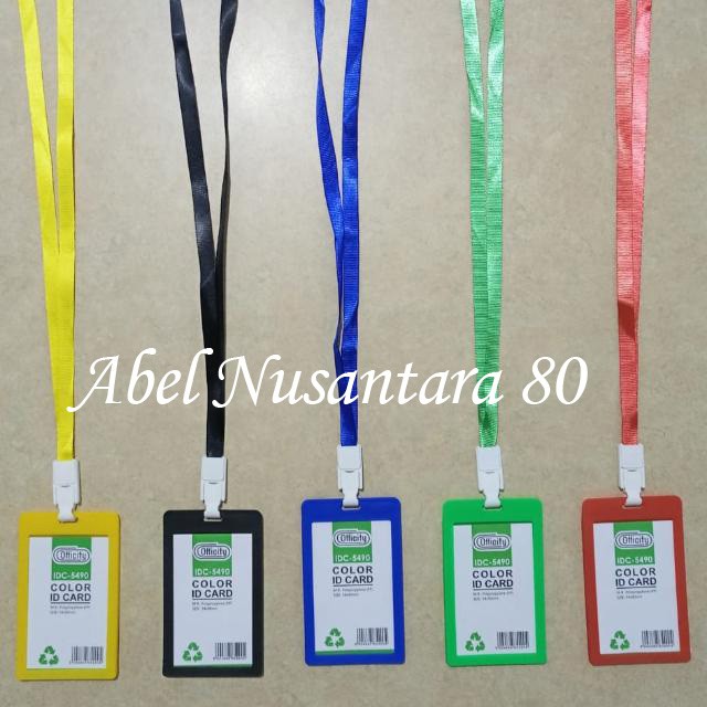

Tempat ID Card + Tali Satu Set - Warna
