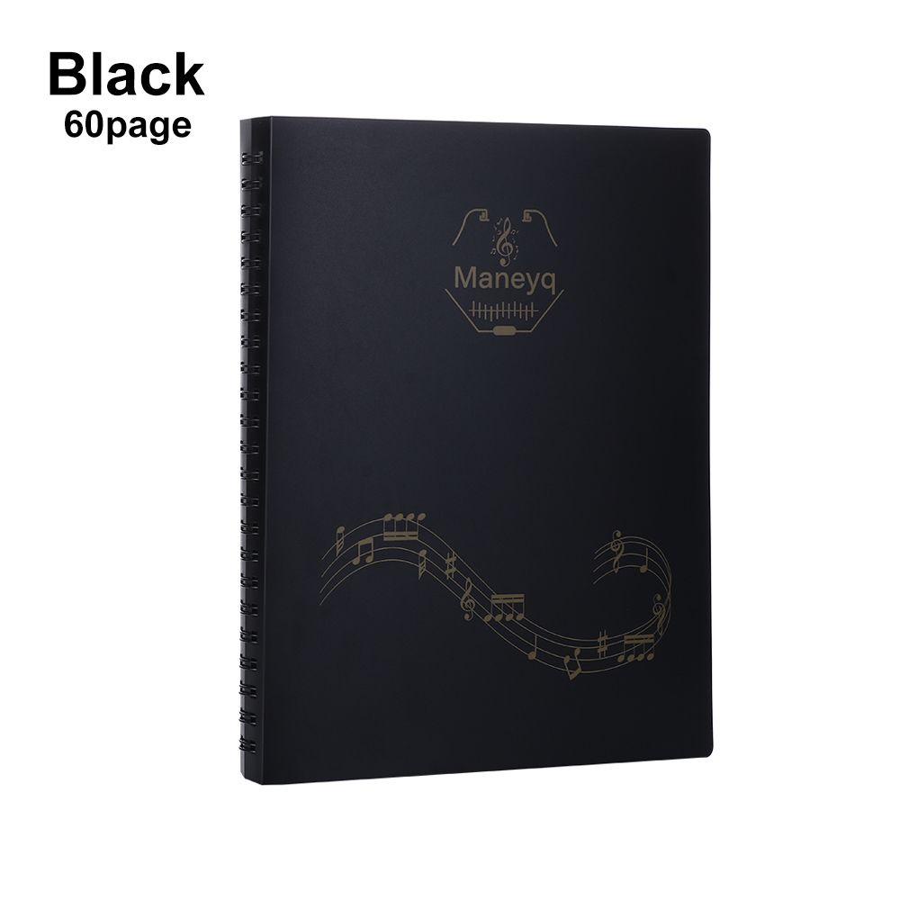 Nanas 60saku Lembaran Folder Musik Document Storage Organizer Music Score Coil Folder Spiral-Bound Music Binder