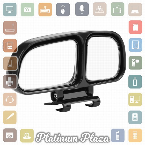 CHSKY Spion Mobil Kiri Blind Spot Parking Mirror 1 PCS - U8R-V-027 - Black`QDPTD7-