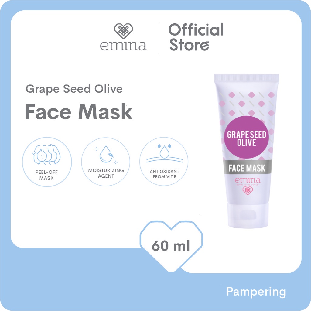 Emina Face Mask 60ml - Tube Mask Variant BISA COD