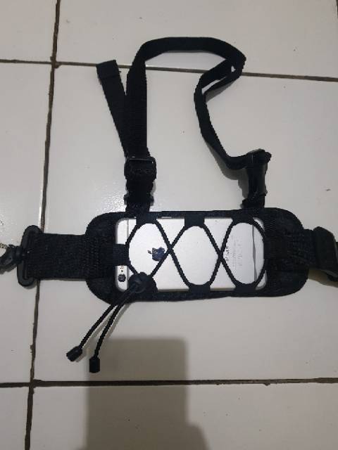 Chest Belt 2 in1 HP Holder HP Chest Strap tempat hp dada vlog dan RodBelt Murah berkualitas