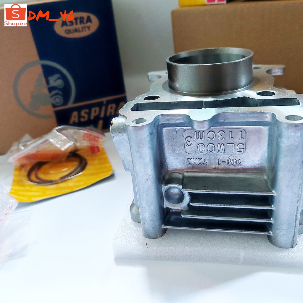 PAKET LENGKAP BLOK SEHER BORING YAMAHA MIO LAMA FINO MIO SOUL