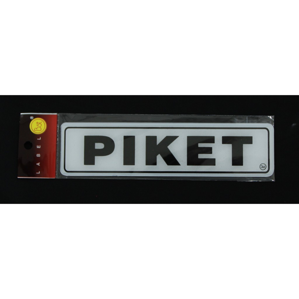

Label Akrilik Tulisan Piket