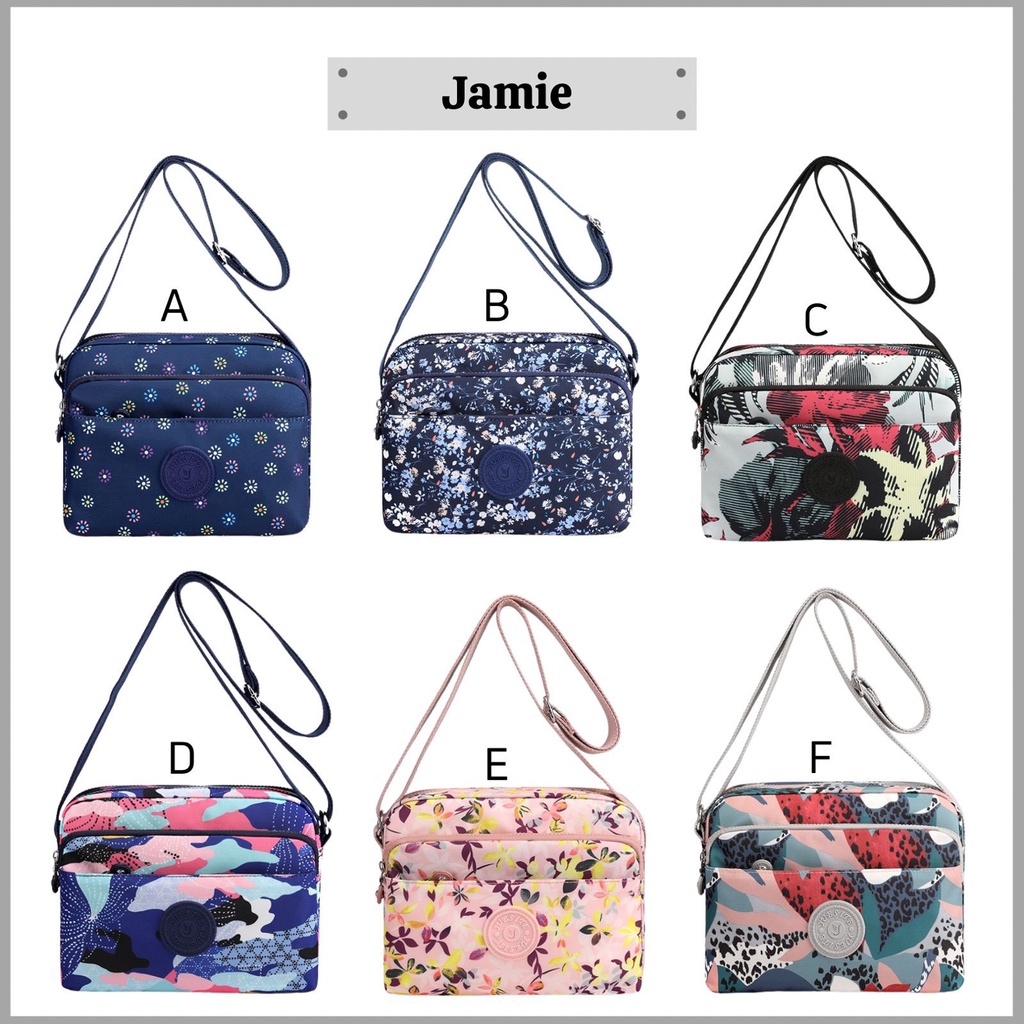 Tas selempang wanita import yuesite jamie original crossbody waterproof