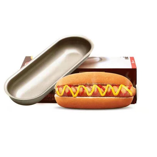 LOYANG HOTDOG OVAL Carbon Steel Non Stick GOLD