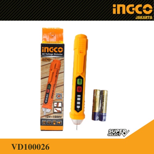 Tespen Elektrik AC (12-1000 V) Listrik Voltage Detector INGCO VD100026