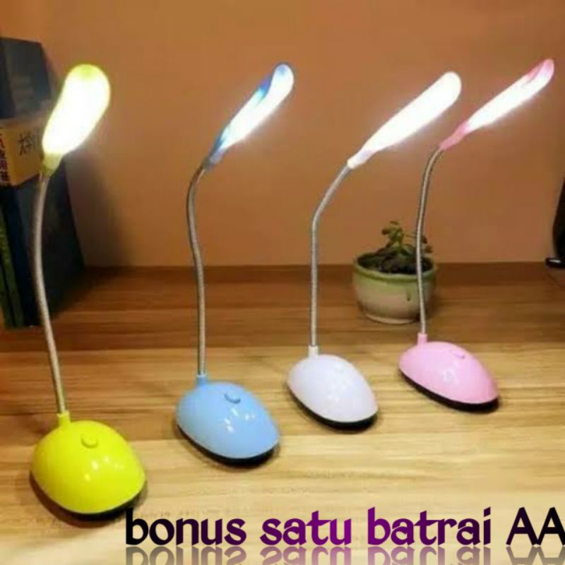 lampu meja belajar/lampu led batrai