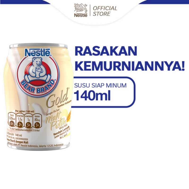 

SUSU BEAR BRAND GOLD ISI 140ML