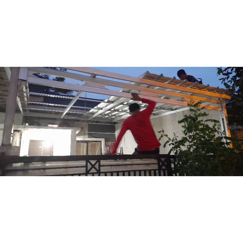 KANOPI BAJA RINGAN ATAP GALVALUM/SPANDEK