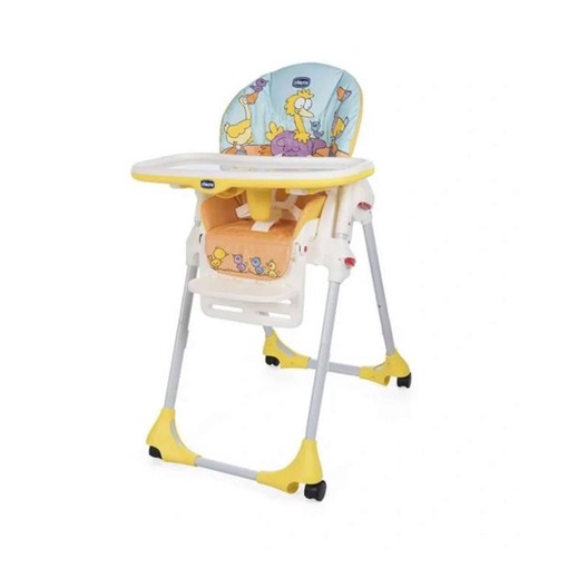 SEWA BUKAN JUAL - Chicco Polly Easy 2 In 1 High Chair – Birdland Yellow (JABODETABEK)