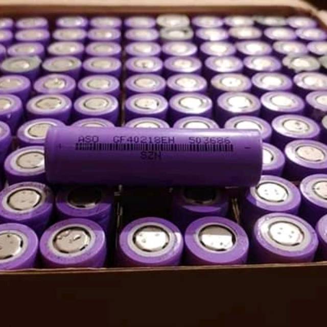 Baterai battery 18650 Merk SZN/ASO Real capacity 2000-2300mAh