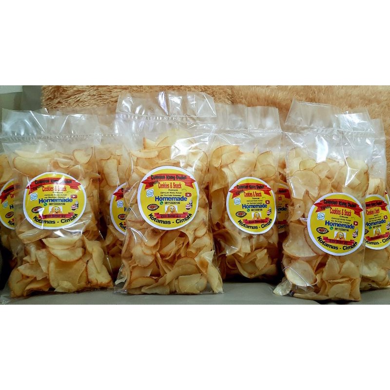 

Keripik Singkong *CEMILAN KANG DUDUN* Renyah Original (asin gurih) traveling size