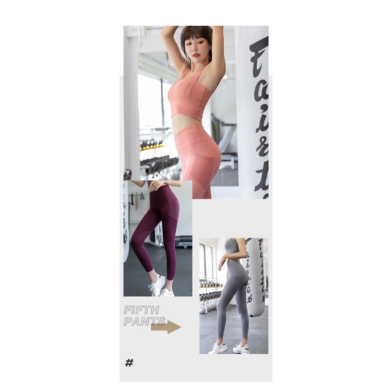 Legging Yoga Senam Sport Import Seamless Celana Olahraga