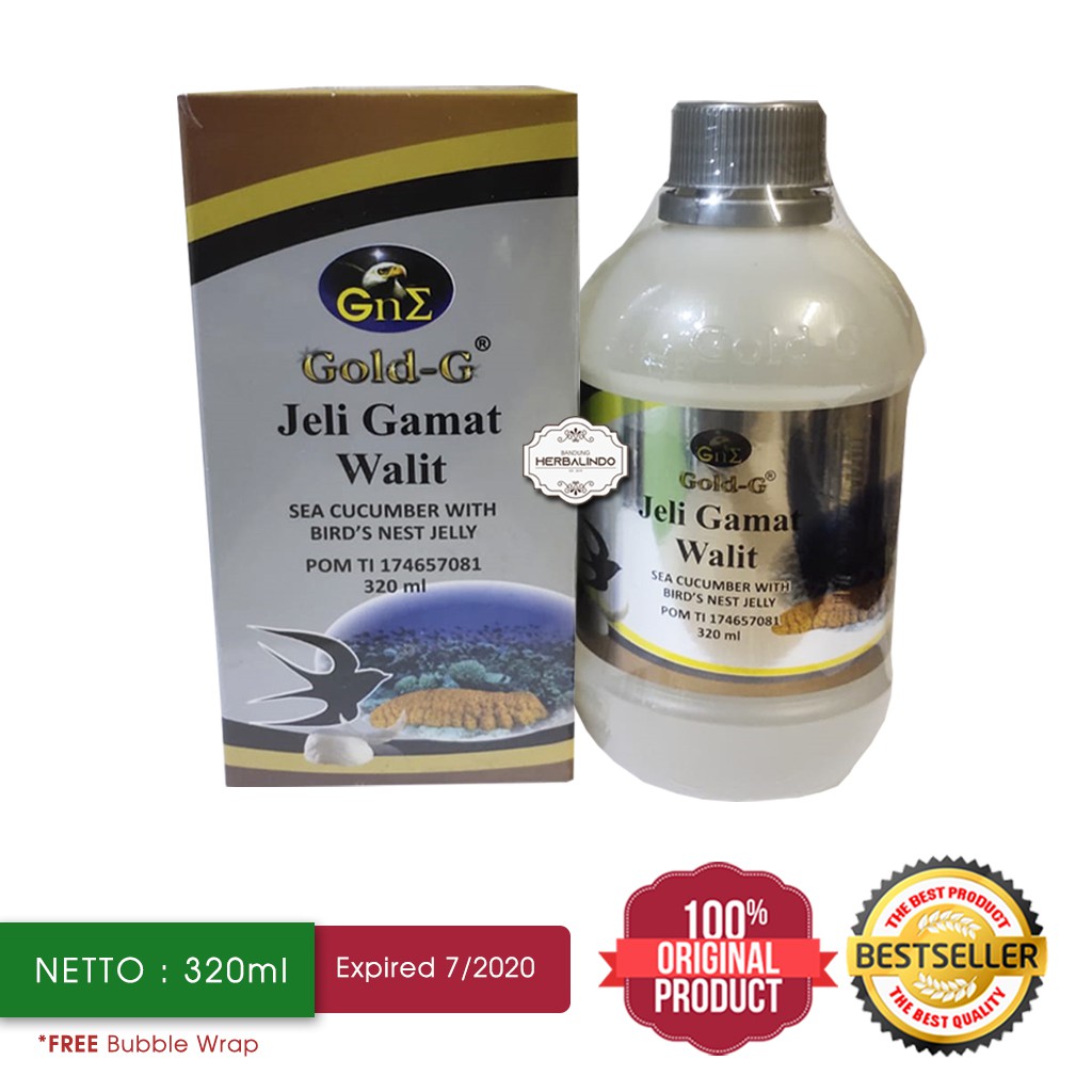 Jelly Jely Jeli Gamat Gold G Walit Ekstrak Sarang Burung Walet