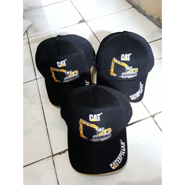 Topi Caterpillar Beko / topi Caterpillar excavator / topi alat berat