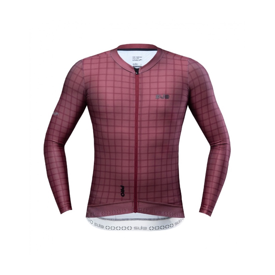 SUB Jersey Flanel Brown Long Pro Series subjersey Jersey Sepeda